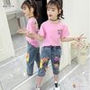 Set jeans lửng 1998 dễ thương cho bé gái BGB120718