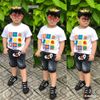 Set jeans in mặt cười dễ thương cho bé trai 2 - 9 Tuổi BTB24182