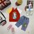 [XẢ KHO] Set jean tay phối màu in cô gái dễ thương cho bé gái BGB120735