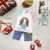 [XẢ KHO] Set jean tay phối màu in cô gái dễ thương cho bé gái BGB120735