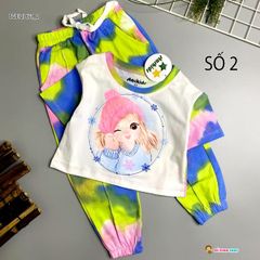 Set jogger loang màu dễ thương cho bé gái BGB121659