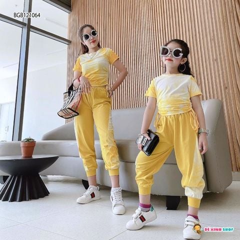 [XẢ KHO]Set loang màu rút dây dễ thương cho bé gái BGB121062