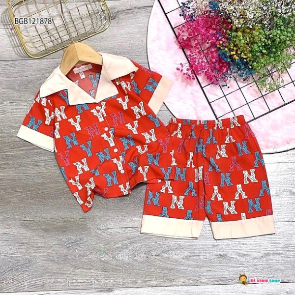 Pijama lửng NY dễ thương cho bé gái BGB121877