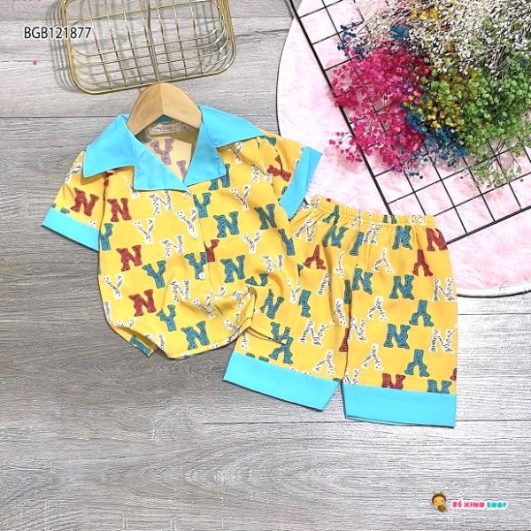 Pijama lửng NY dễ thương cho bé gái BGB121877