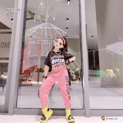 [XẢ KHO] Set thể thao Queen dễ thương cho bé gái BGB121244