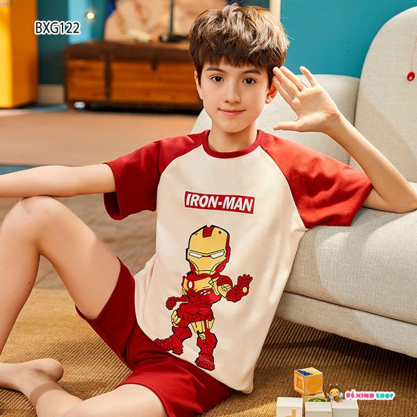 [XẢ KHO] Bộ raplang siêu anh hùng cực chất cho bé trai BXG121 (FORM NHỎ)