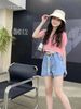 Quần sort jeans dễ thương cho bé gái (hàng QUẢNG CHÂU) QGB17506