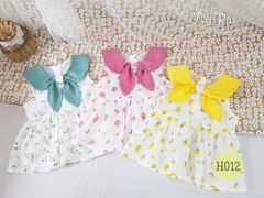 Set cổ bèo thắt nơ dễ thương cho bé gái BGB122098