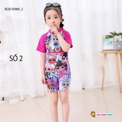 Set bơi liền dễ thương cho bé gái BGB120980