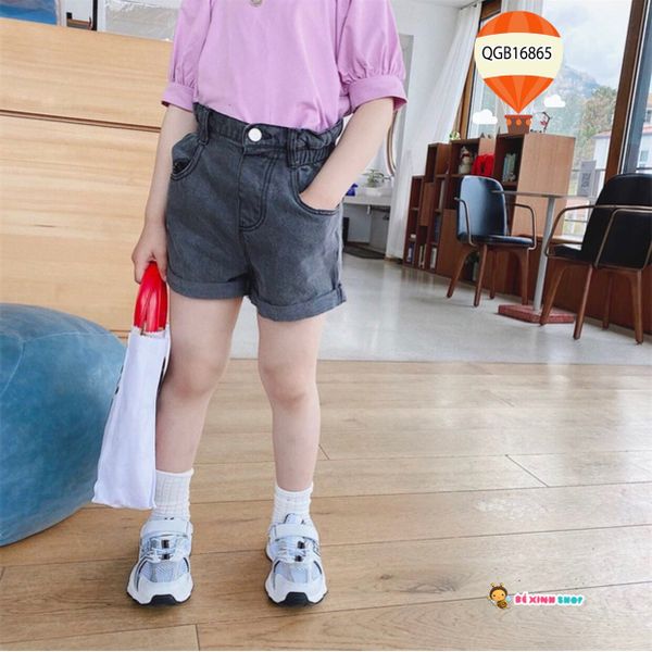[XẢ KHO] Quần sort jeans HL dễ thương cho bé gái QGB16863