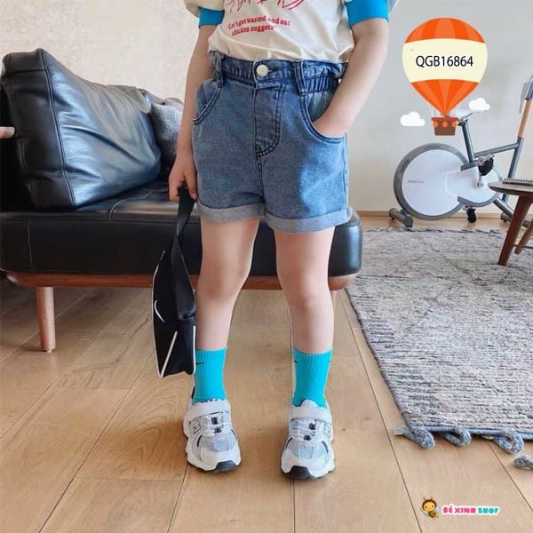 [XẢ KHO] Quần sort jeans HL dễ thương cho bé gái QGB16863