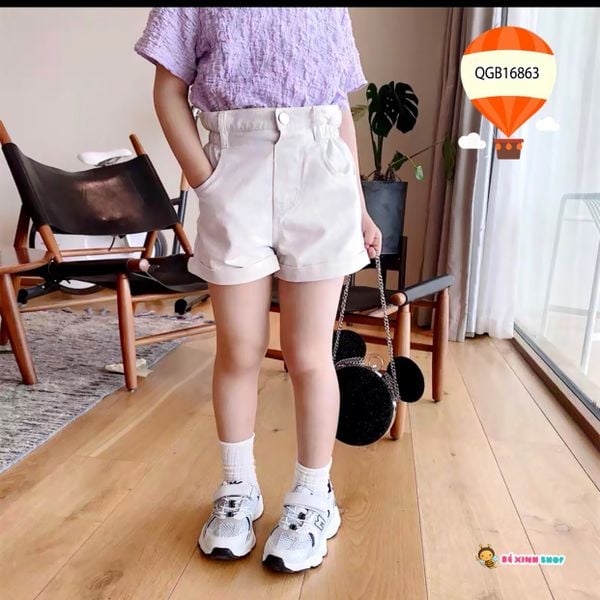 [XẢ KHO] Quần sort jeans HL dễ thương cho bé gái QGB16863
