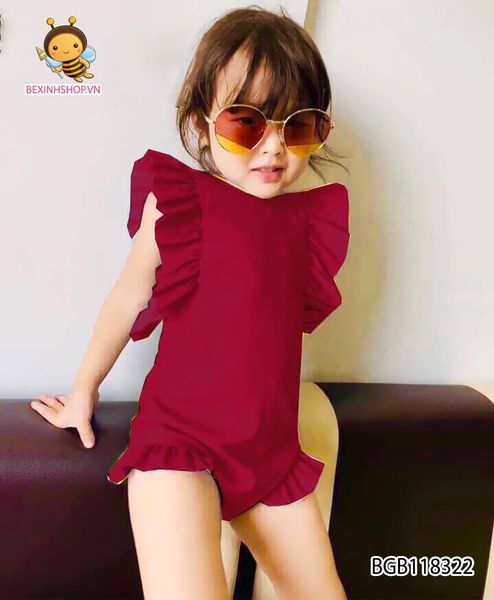 Set bơi bèo kèm nón dễ thương cho bé gái  BGB118321