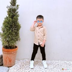 Áo sơ mi dài tay GUCC cho bé trai ATB196523