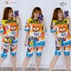 Bộ lửng 3D mẹ bé hoạt hình BGB119871