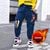[XẢ KHO] Quần jeans jogger in số 3 dễ thương cho bé trai từ QTB196407