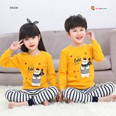 [XẢ KHO] Bộ dài tay người tuyết VÀNG BXG038