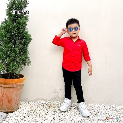 Áo sơ mi dài tay cho bé trai ATB196523