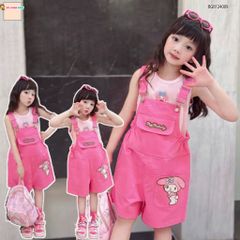 Set yếm kèm áo thỏ Melody dễ thương cho bé gái BGB124009