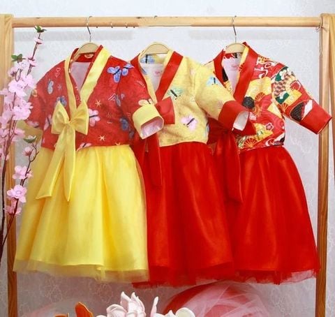 Set Handbok Hàn Quốc dễ thương cho bé gái ngày Lễ Tết BGB123141