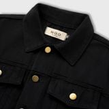  Crop Denim Jacket | Black 