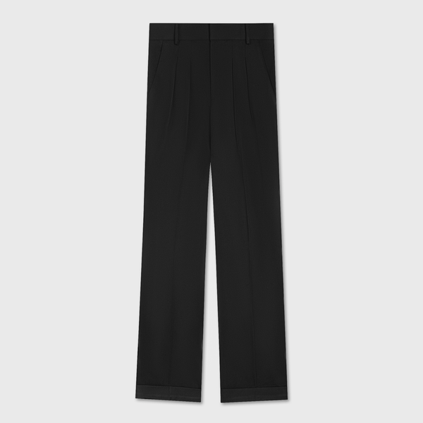 Carolina Wide-Leg Trouser In Black