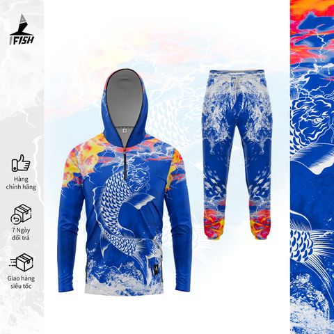 Áo đi câu cá đẹp lôi hoả