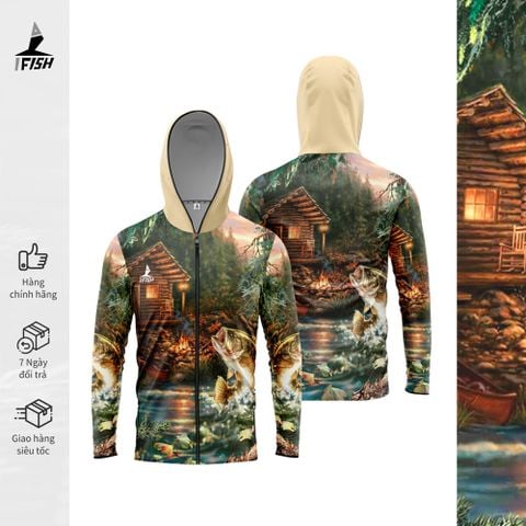 Áo đi câu cá đẹp fish in nature