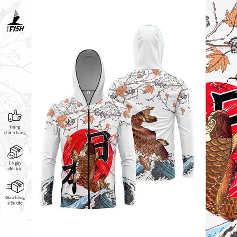 Áo đi câu cá đẹp vũ điệu cá chép