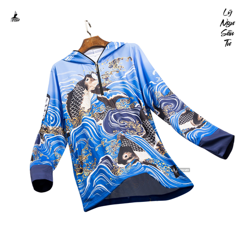 Áo đi câu cá đẹp lý ngư sầu tư