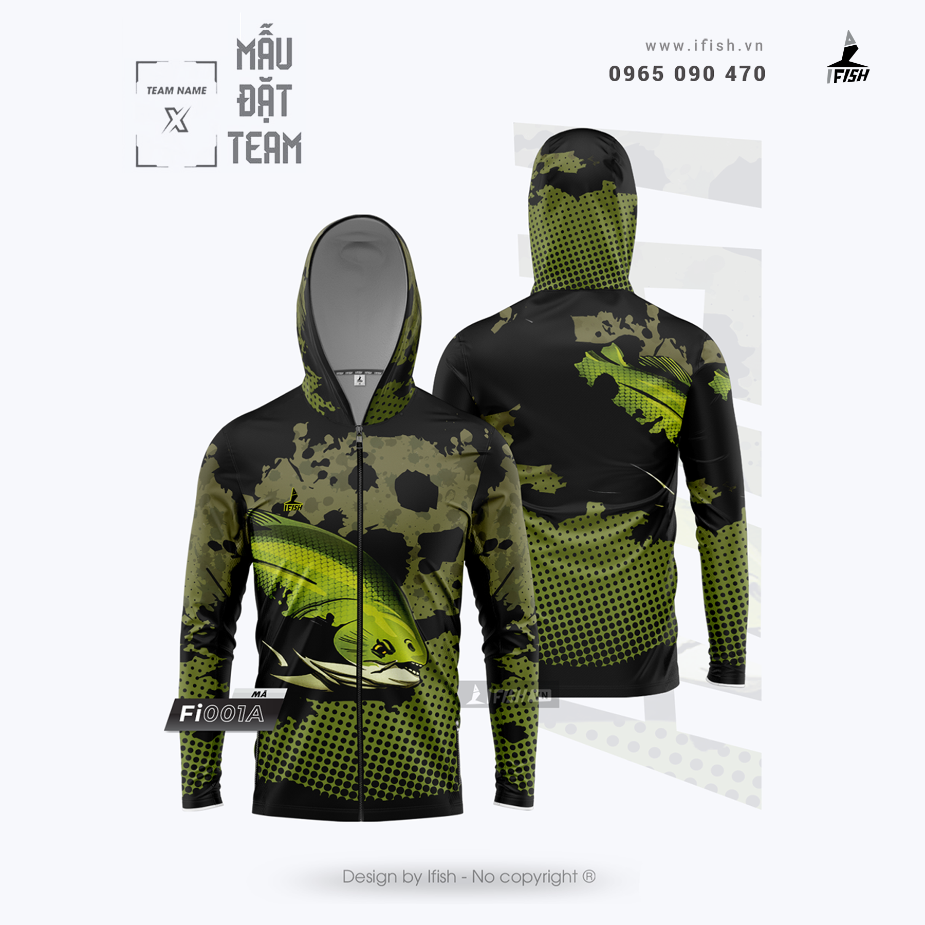  Áo câu cá FI001 
