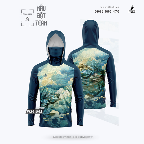 Áo câu cá chống nắng đẹp FI24-042