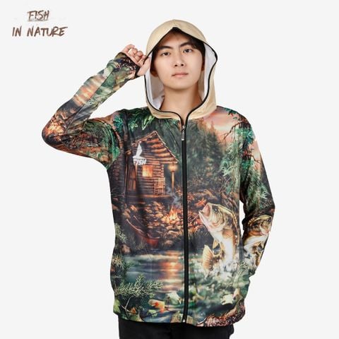 Áo đi câu cá đẹp fish in nature