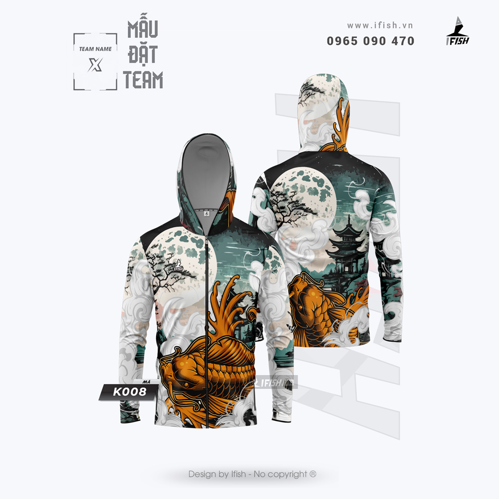  Áo câu cá K008 
