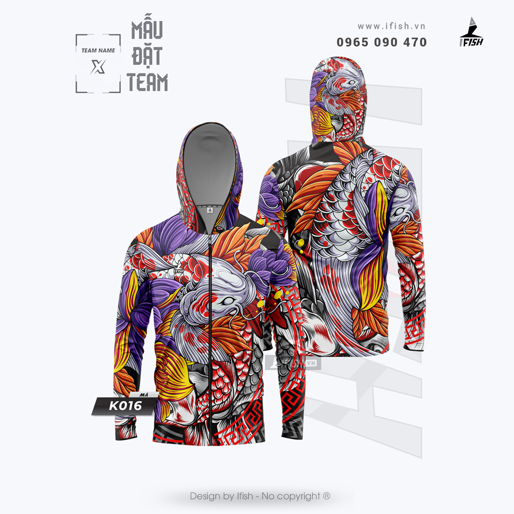  Áo câu cá K016 