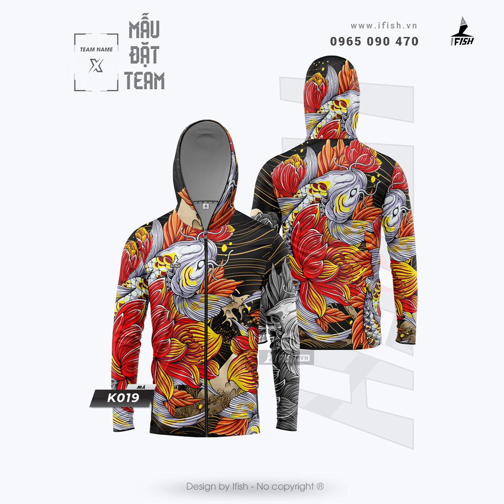  Áo câu cá K019 