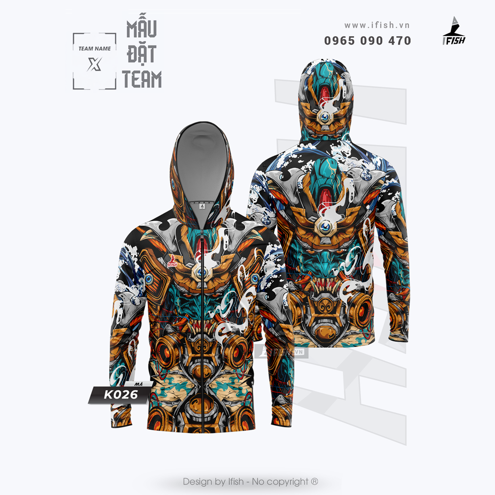  Áo câu cá K026 