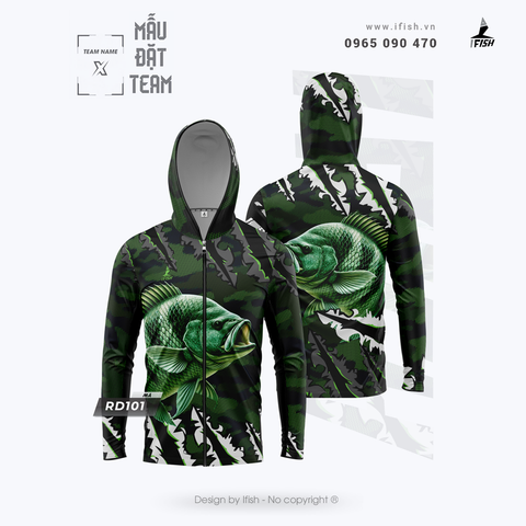 Áo câu cá chống nắng đẹp RD101