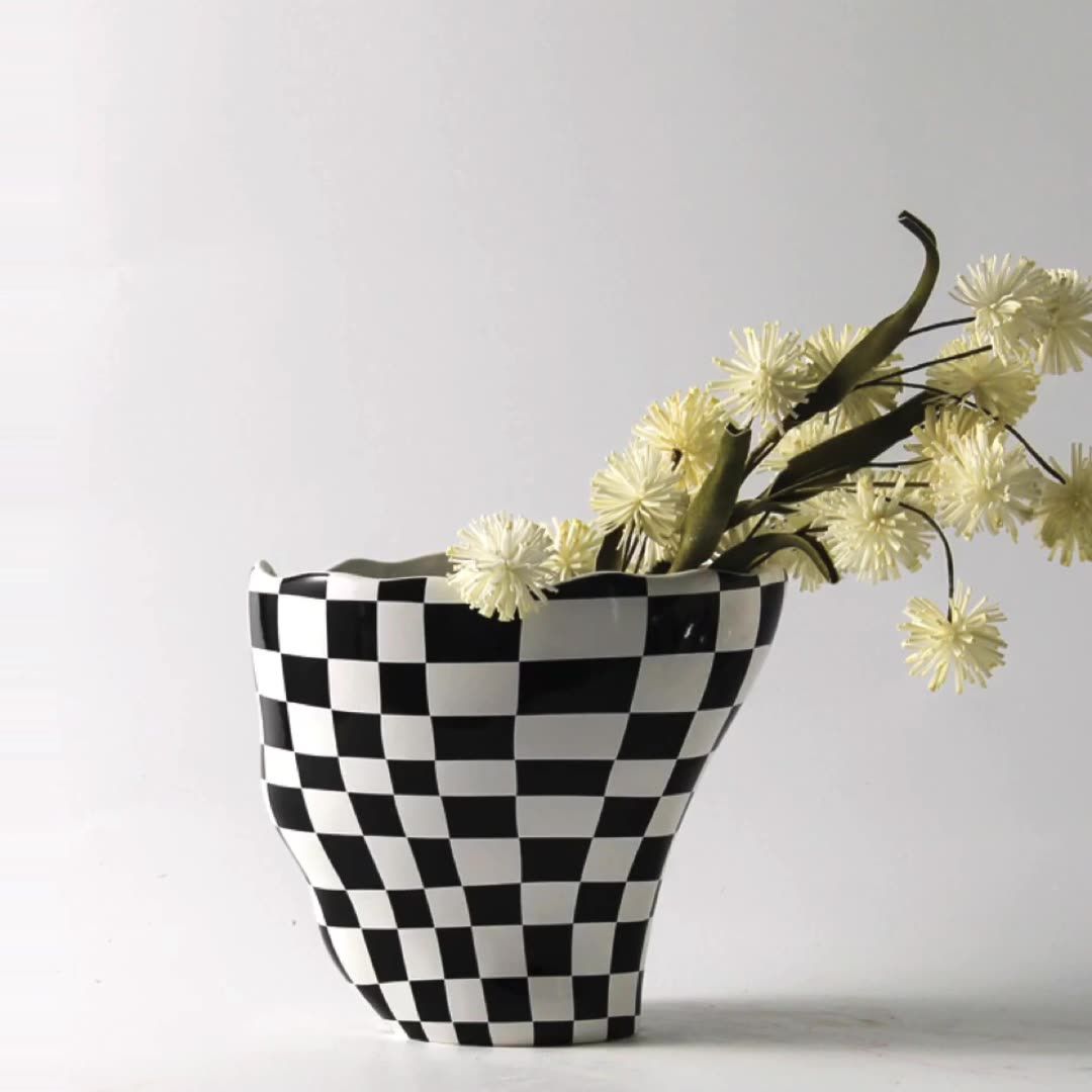 Moong Décor - Đĩa gốm caro trang trí | TR312 – MoongDecor - Art of ...