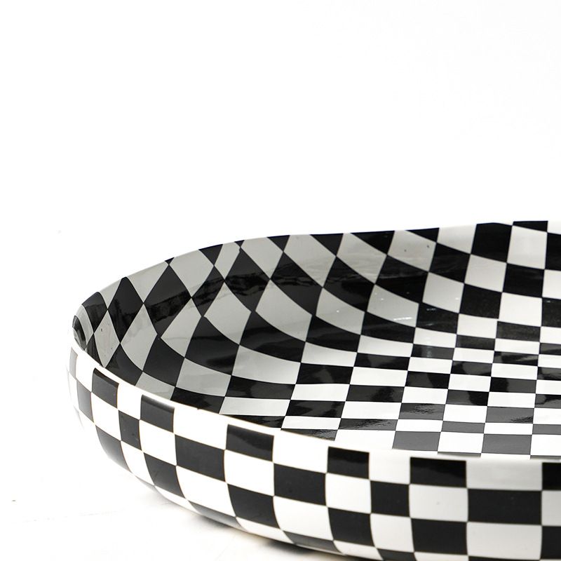 Moong Décor - Đĩa gốm caro trang trí | TR312 – MoongDecor - Art of ...