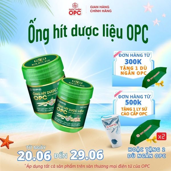  ỐNG HÍT DƯỢC LIỆU OPC 