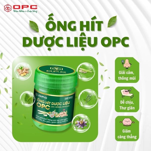  ỐNG HÍT DƯỢC LIỆU OPC 