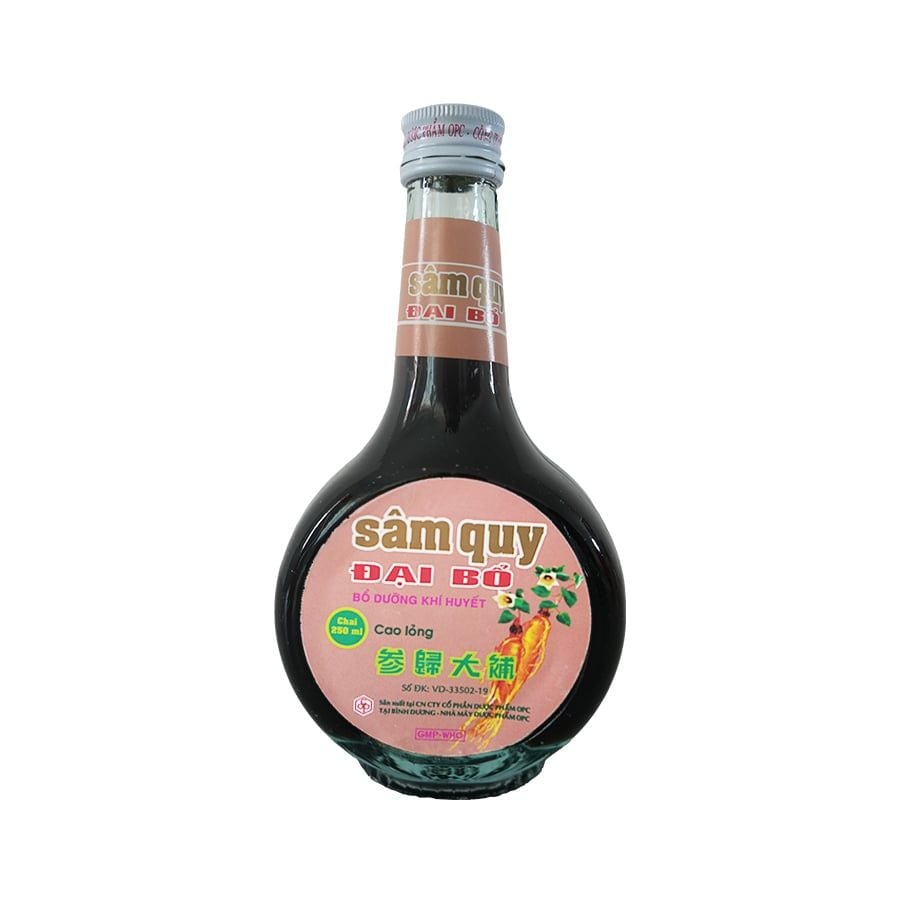  SÂM QUY ĐẠI BỔ OPC (Chai 250ml) 