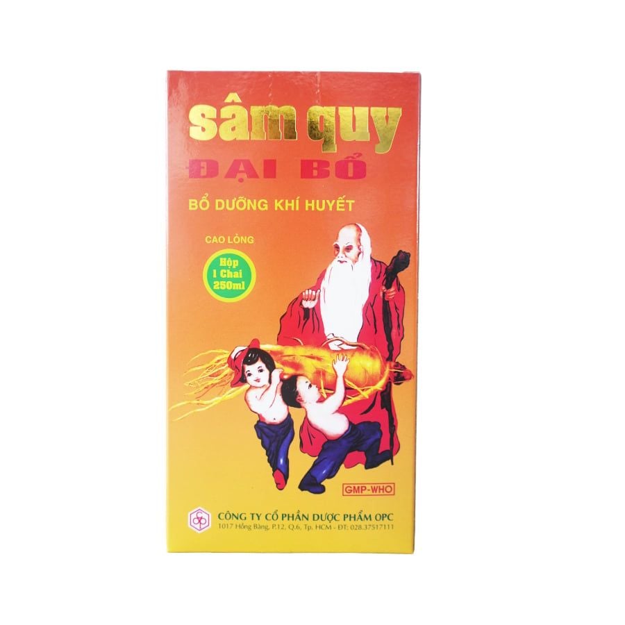  SÂM QUY ĐẠI BỔ OPC (Chai 250ml) 