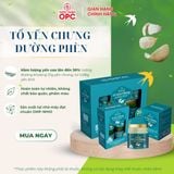  TPBS. YẾN SÀO OPC - TỔ YẾN CHƯNG ĐƯỜNG PHÈN (Hộp 6 lọ) 