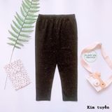  (Size 20-40kg) Quần legging dài bé gái màu trơn Q200422 