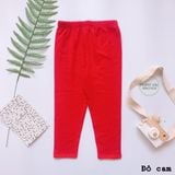  (Size 20-40kg) Quần legging dài bé gái màu trơn Q200422 