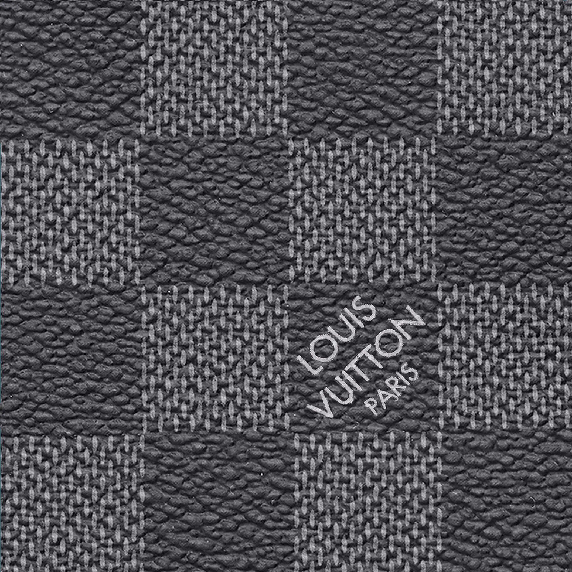 Multiple Wallet Damier Graphite Canvas - Personalisation