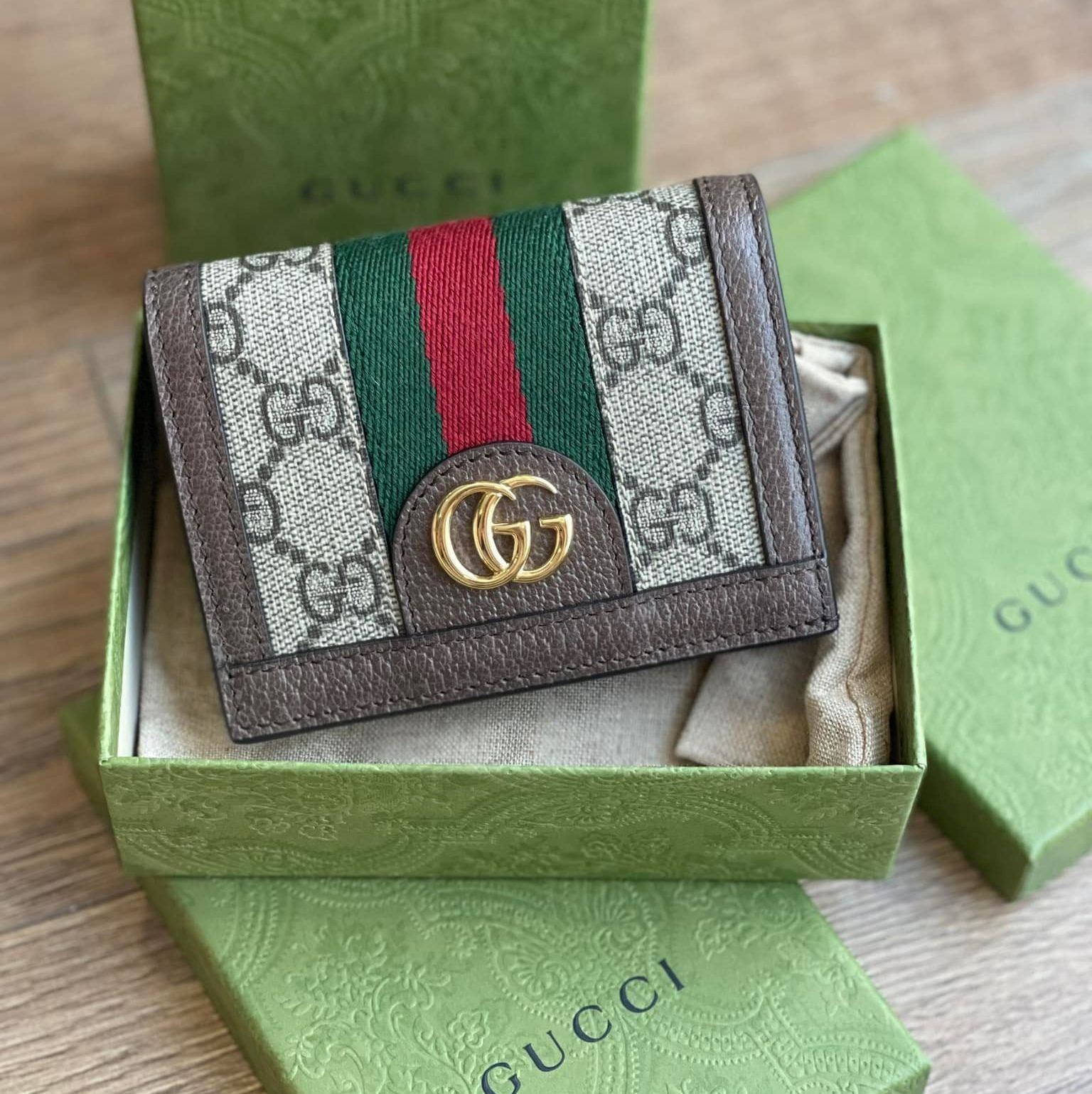 Ví Gucci Ophidia GG Card Case Wallet – 7thkingdom