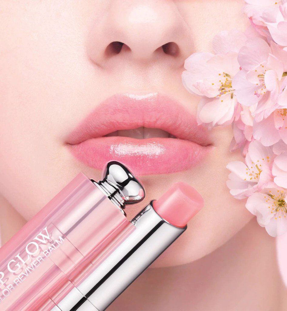 Son dưỡng Dior Addict Lip Glow Raspberry dưỡng mềm và tăng sắc môi  007  hồng hoa new